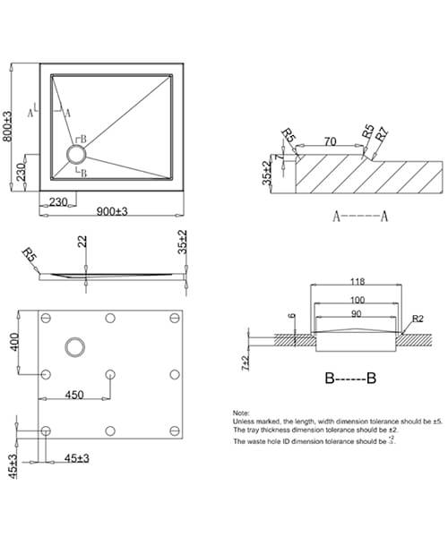 Technical drawing 7047 / ST00R8900