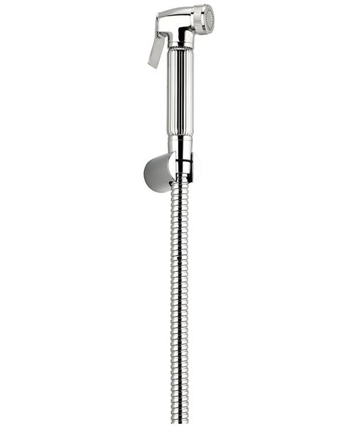 Deva Shattaf Chrome Finish Brass Douche Spray Kit With Hose And Wall Bracket