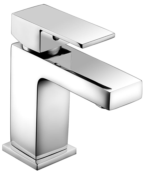 Deva Savvi Mono Deck Mounted Basin Mixer Tap With Press Top Waste