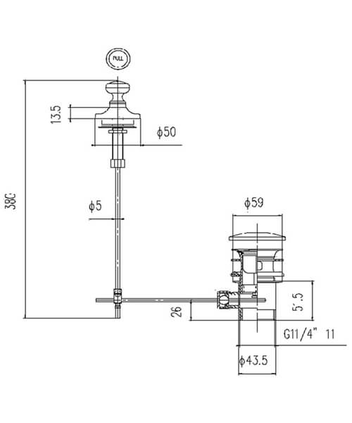 Technical drawing 74075 / E313
