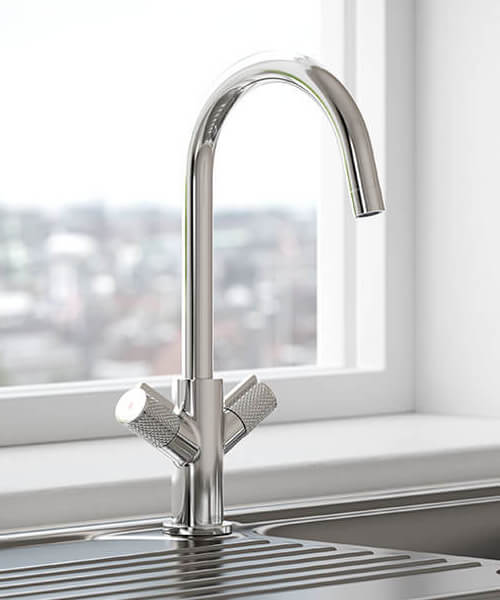 Additional image of Bristan Fern Deck Mounted Easyfit Mono Kitchen Sink Mixer Tap with Swivel Spout