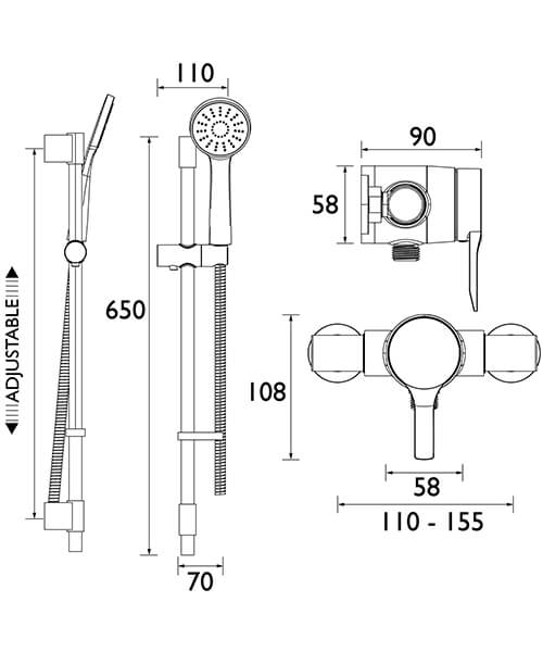 Technical drawing 68473 / NZA SHXAR C