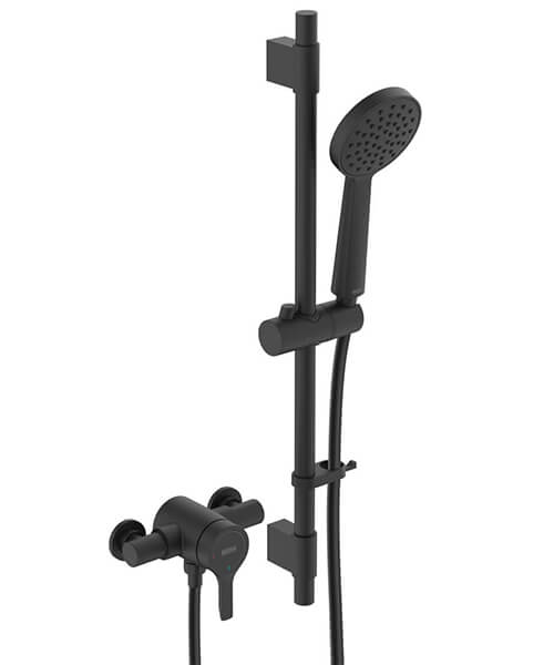 Alternate image of Bristan Onza Exposed Thermostatic Shower Valve with Handset and Riser Rail Kit