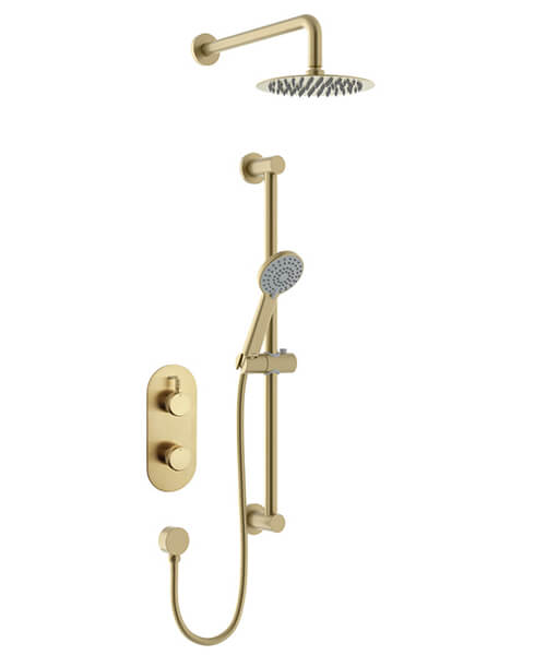 Alternate image of Bristan Molida Concealed Dual Control 2 Outlet Thermostatic Shower Set With Riser Kit
