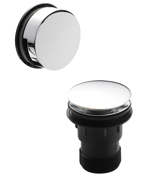 Nuie Easyclean Sprung Plug Bath Waste