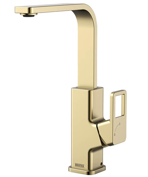 Alternate image of Bristan Spruce Deck Mounted Easyfit Mono Kitchen Sink Mixer Tap with Swivel Spout