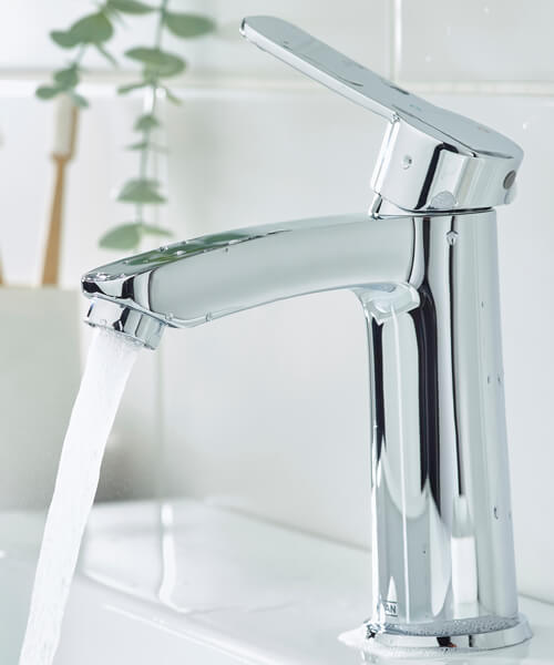 Bristan Appeal Eco Start Basin Mixer Tap With Clicker Waste