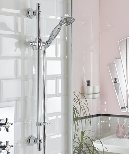 Bristan Chrome Finish Slide Rail Kit