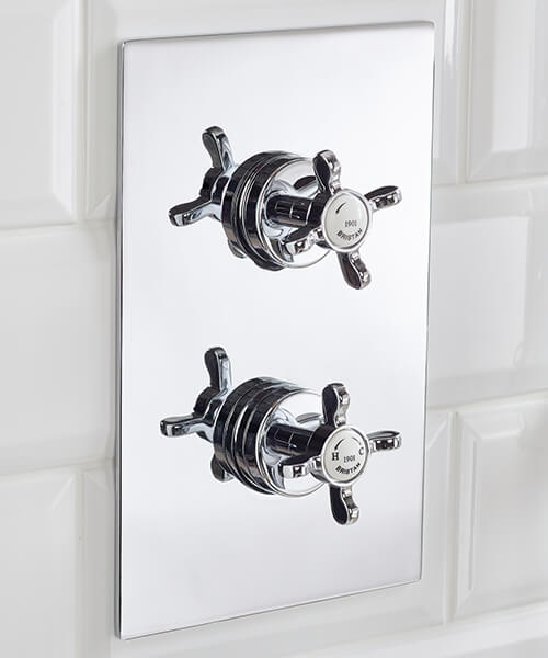 Bristan 1901 Thermostatic Recessed Dual Control Shower Valve