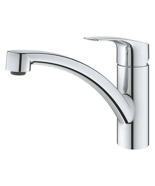 Additional image of Grohe Eurosmart Chrome Deck Mounted Single Lever Kitchen Sink Mixer Tap