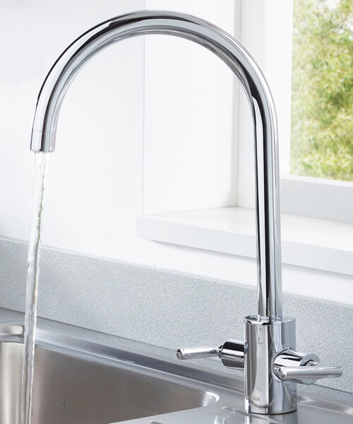 Bristan Artisan Deck Mounted Kitchen Sink Mixer Tap With EasyFit Base
