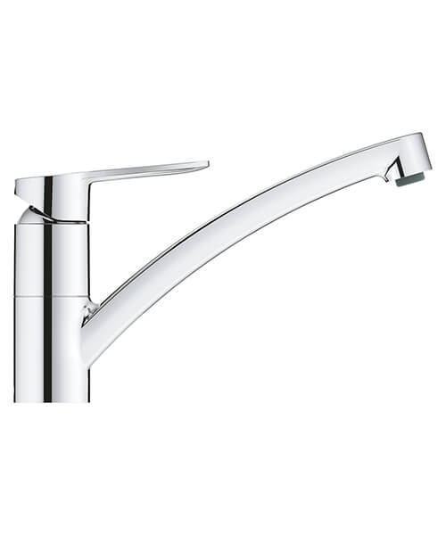 Additional image of Grohe BauEco Chrome Deck Mounted Single Lever Kitchen Sink Mixer Tap