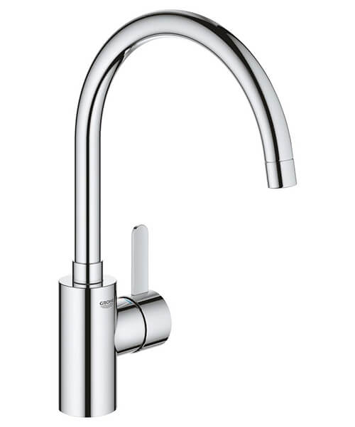 Grohe Eurosmart Cosmopolitan Deck Mounted Kitchen Sink Mixer Tap with Swivel Spout