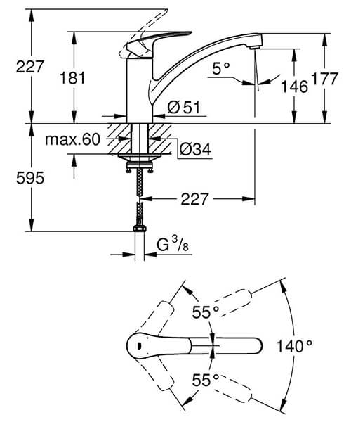 Technical drawing 75002 / 3328130E