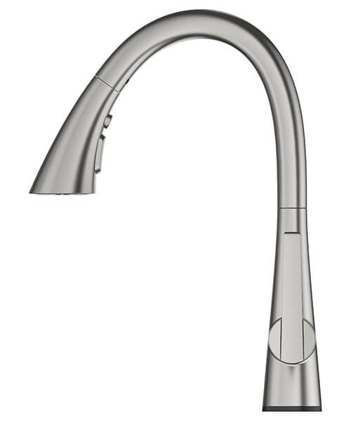 Alternate image of Grohe Zedra Touch Deck Mounted Electronic Kitchen Sink Mixer Tap With Swivel Spout