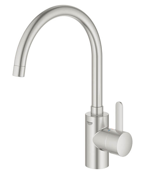 Additional image of Grohe Eurosmart Cosmopolitan Deck Mounted Kitchen Sink Mixer Tap with Swivel Spout