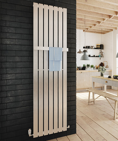 DQ Heating Delta Vertical Stainless Steel Radiator