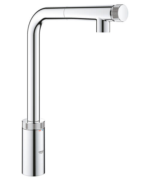 Grohe Minta SmartControl Pull-Out Kitchen Mixer Tap with Swivel Spout