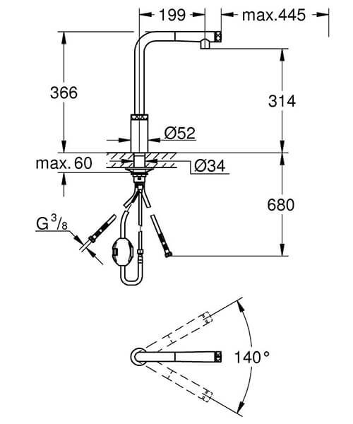 Technical drawing 75007 / 31613000
