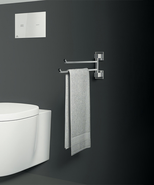 Alternate image of Ideal Standard IOM Chrome Wall Mounted Towel Bar