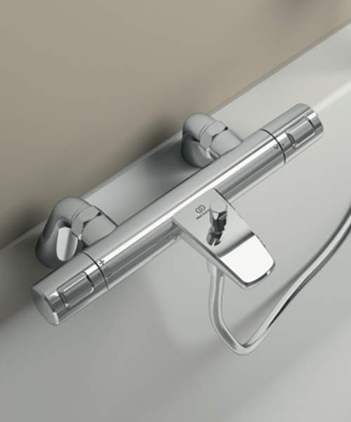 Ideal Standard Ceratherm T25 Thermostatic Exposed Chrome Bath Shower Mixer Tap