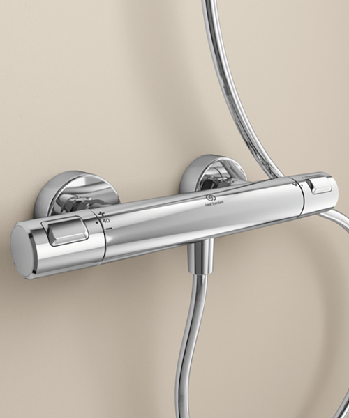 Additional image of Ideal Standard Ceratherm T25 Thermostatic Exposed Chrome Shower Mixer Valve