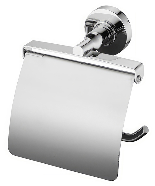 Ideal Standard IOM Chrome Toilet Roll Holder With Cover