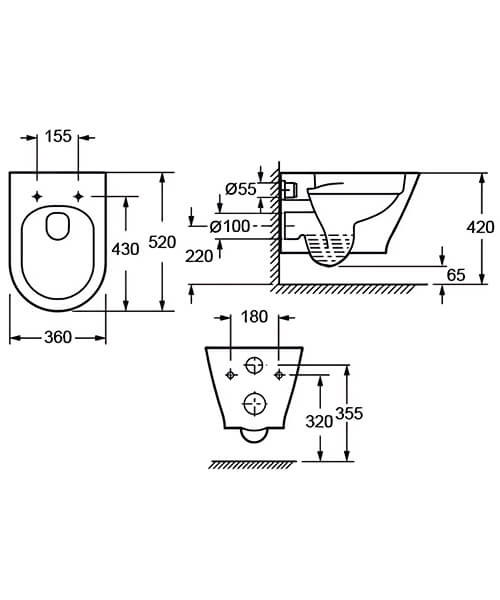 Technical drawing 67338 / CH10180R