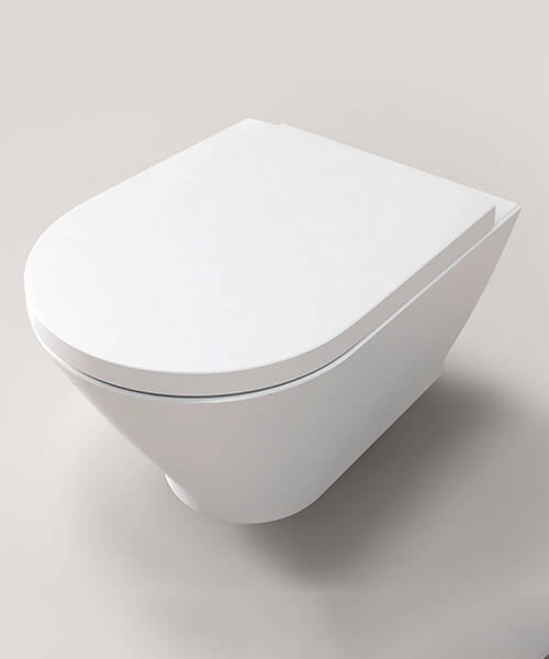Additional image of IMEX Blade Rimless Short Projection Rimless Wall Hung WC Pan