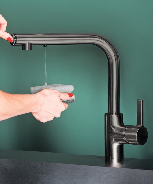 Alternate image of Ideal Standard Gusto Imx Single Lever Kitchen Mixer Tap With L-Shaped Spout