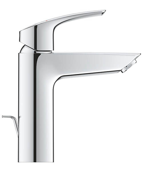 Alternate image of Grohe Eurosmart Contemporary M-Size Deck Mounted Chrome Basin Mixer Tap