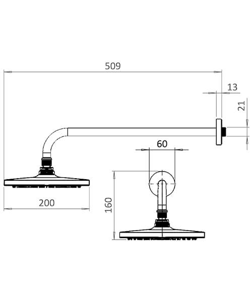 Technical drawing 63269 / HOX300C