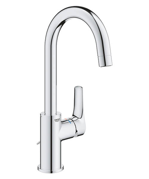 Grohe Eurosmart L-Size Chrome Basin Mixer Tap with Swivel Spout