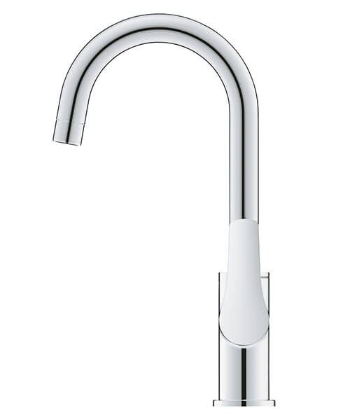 Alternate image of Grohe Eurosmart L-Size Chrome Basin Mixer Tap with Swivel Spout