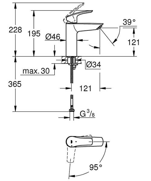 Technical drawing 75015 / 2339530E