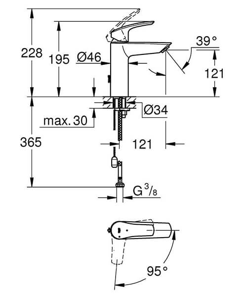 Technical drawing 75015 / 2339530E