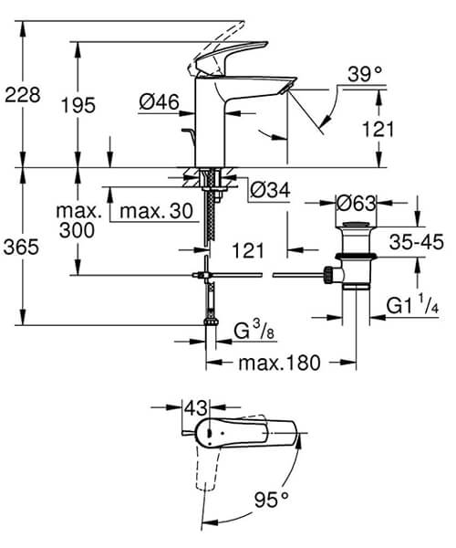 Technical drawing 75015 / 2339530E