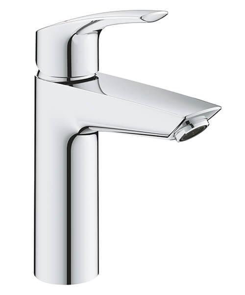 Alternate image of Grohe Eurosmart Contemporary Deck Mounted M-Size Chrome Basin Mixer Tap