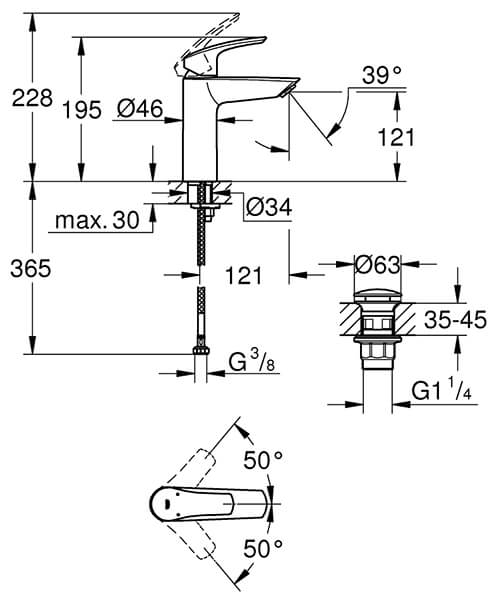 Technical drawing 75015 / 2339530E