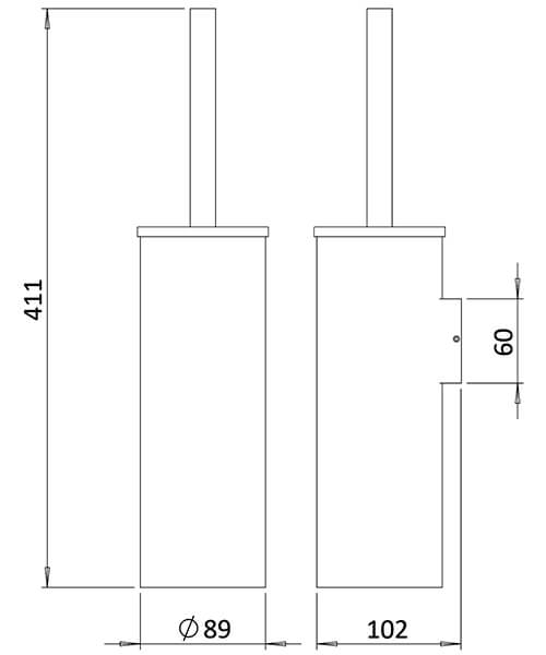 Technical drawing 75026 / HOX025C