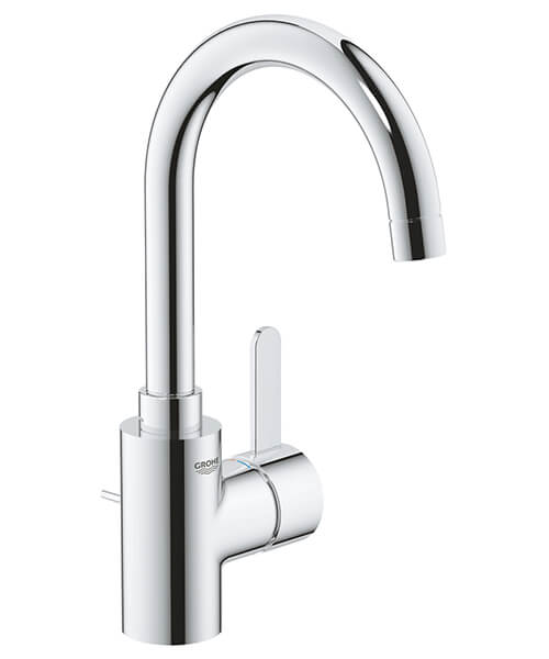 Grohe Eurosmart Cosmopolitan L-Size Chrome Basin Mixer Tap with Waste