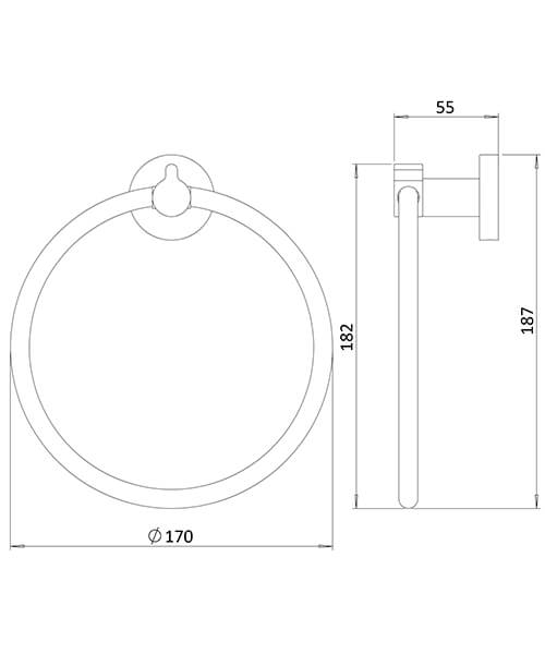 Technical drawing 63316 / HOX013C