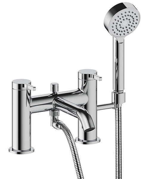 Britton Hoxton Bath Shower Mixer Tap with Handset and Hose