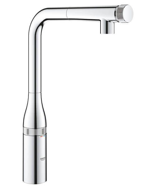 Grohe Essence SmartControl Pull-Out Kitchen Mixer Tap with Swivel Spout