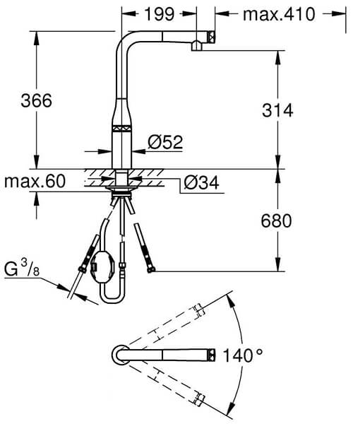 Technical drawing 75011 / 31615000