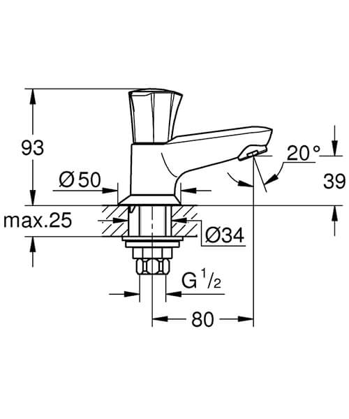 Technical drawing 54083 / 20404001