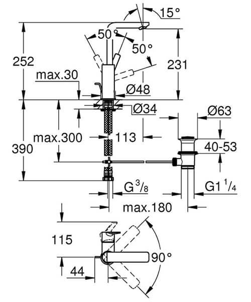 Technical drawing 54453 / 23296001