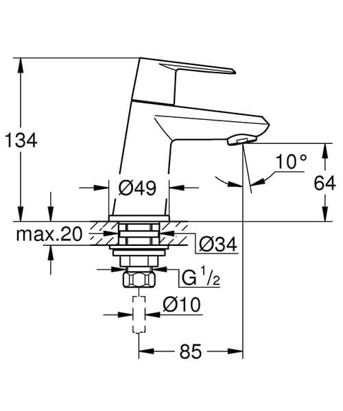 Technical drawing 50654 / 23051002