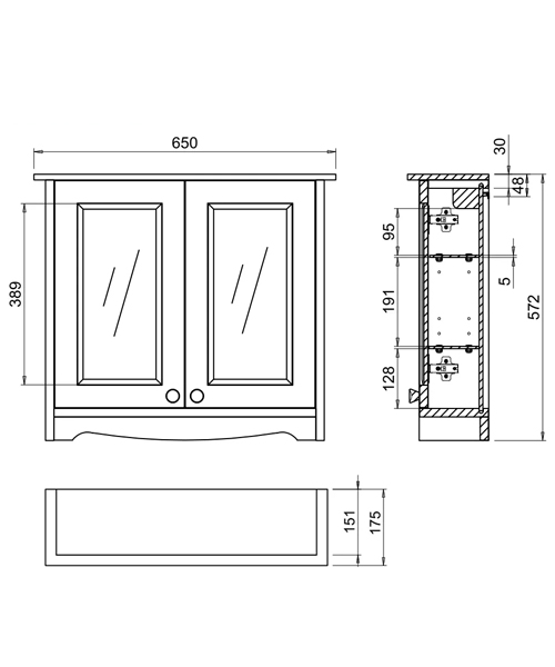 Technical drawing 71747 / GU6057AGCAB