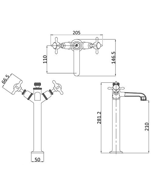 Technical drawing 71735 / GU112DNC